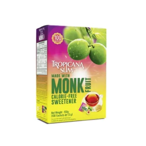 Tropicana Slim Sweetener Monk Fruit 150g