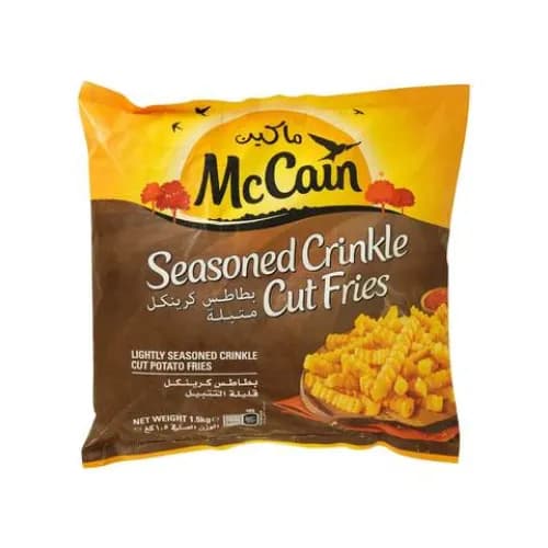 Mccain Seasoned Crinkle Cut Fries 1.5Kg