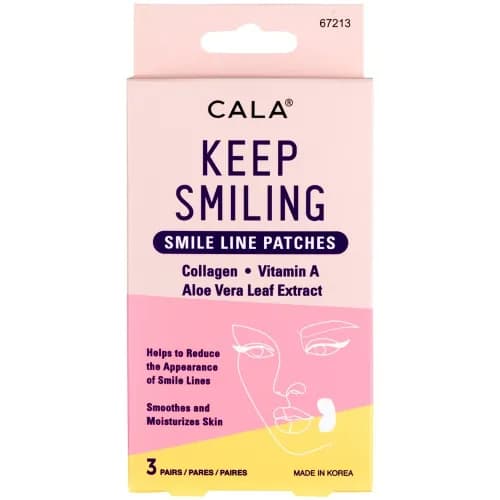 Cala Keep Smiling Smile Line Patches 3Pairs Pk 67213