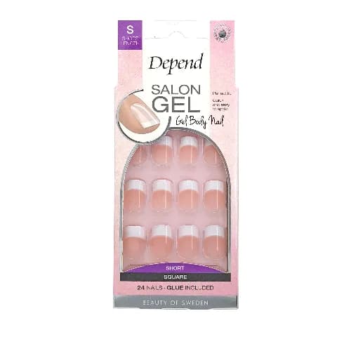 Depend Nail Salon Gel Nude Medium Square