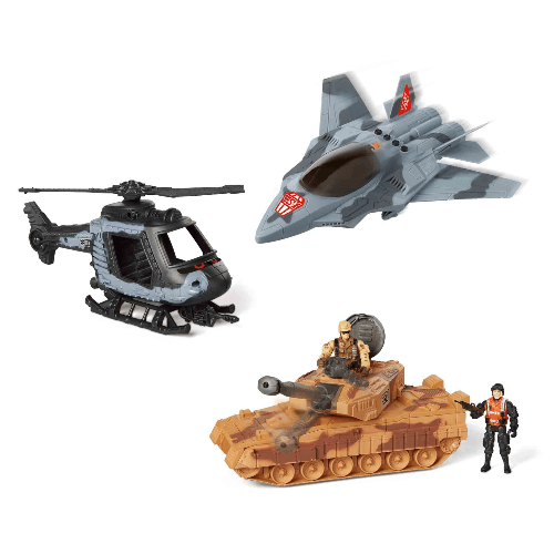 True Heroes Sentinel1 Multi Vehicle Military Playset