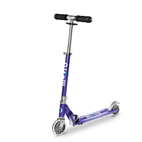 Micro Sprite Led 2-Wheel Scooter (Blue Stripe)