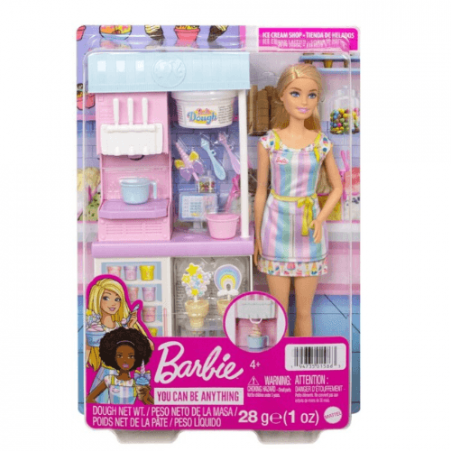 Mattel Barbie Ice Cream Shopkeeper Playset & Doll