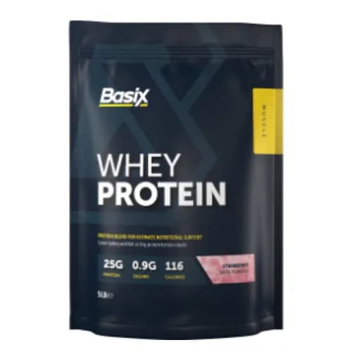 Basix Whey Protein Strawberry Swirl 5 Lbs