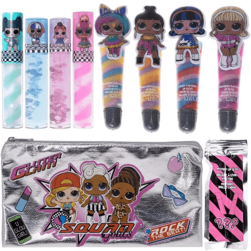L.O.L. Surprise! Lip Gloss Set With Bag 9Pcs