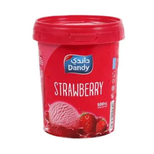 Dandy Strawberry Ice Cream 500Ml