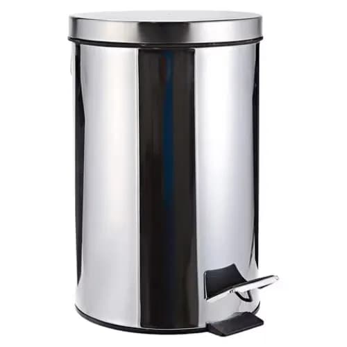 Harmony Stainless Steel Pedal Bin Silver 20L