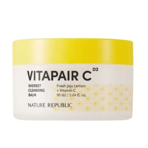 Nature Republic Vitapair C Sherbet Cleansing Balm Fresh Jeju Lemon 90Ml