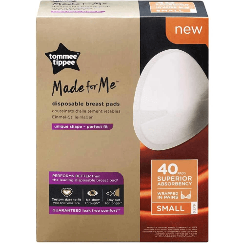 Tommee Tippee Made For Me Disposable Breast Pads, 40Pcs - Small
