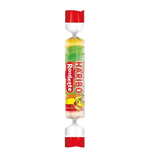 Haribo Roulette Candy With Fruit Flavour Pack 25G