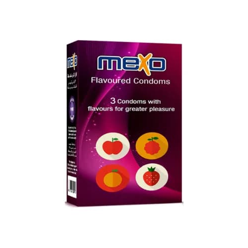 Mexo Condoms Flavoured 3s