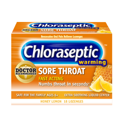 Chloraseptic Honey Lemon Lozenges 18s
