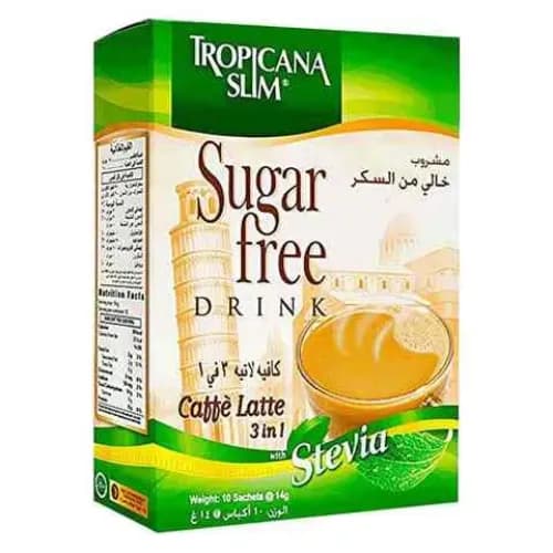 Tropicana Slim Caffe Latte Drink Sugar Free 140G