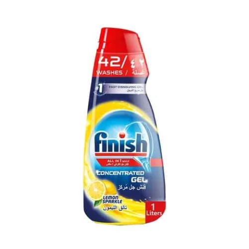 Finish Lemon Sparkle All In 1 Max Concentrated Gel, 1L