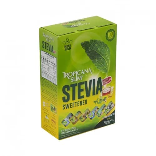 Tropicana Slim Stevia With Chromium 100 Sac