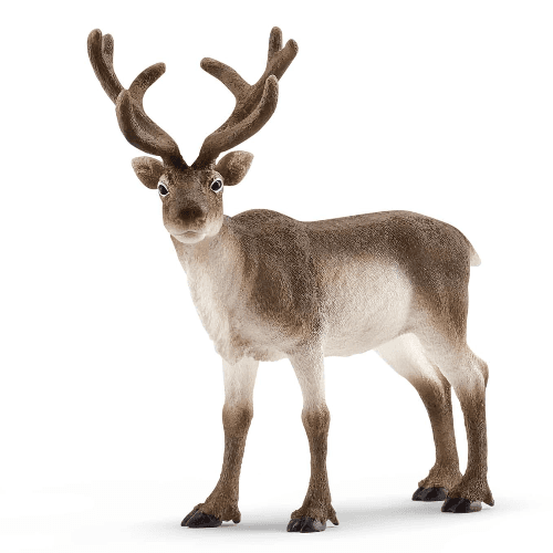 Schleich Gray-Brown Reindeer Figure