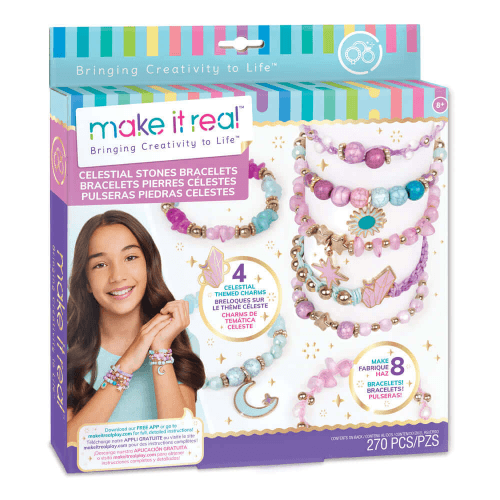 Make It Real DIY Celestial Stones Bracelets for 8+ Years 270Pcs
