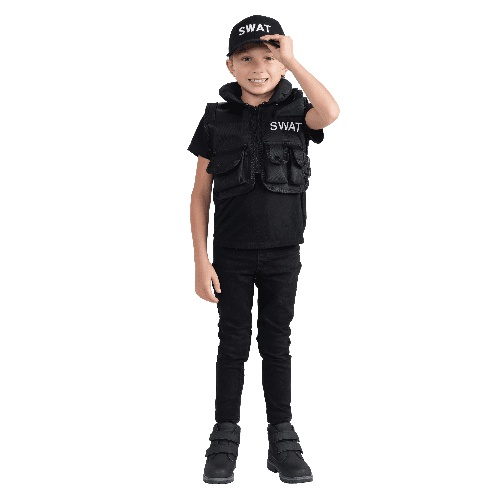 Mad Costumes Swat Kids' Professions Costume (Medium)