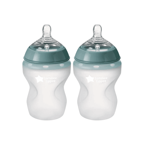 Tommee Tippee Closer To Nature Soft Feel Silicone Baby Bottles, 260Ml (Pack Of 2)