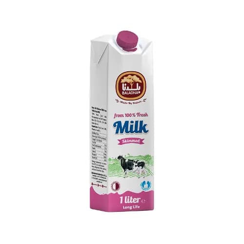 Baladna Uht Milk Skimmed 1L