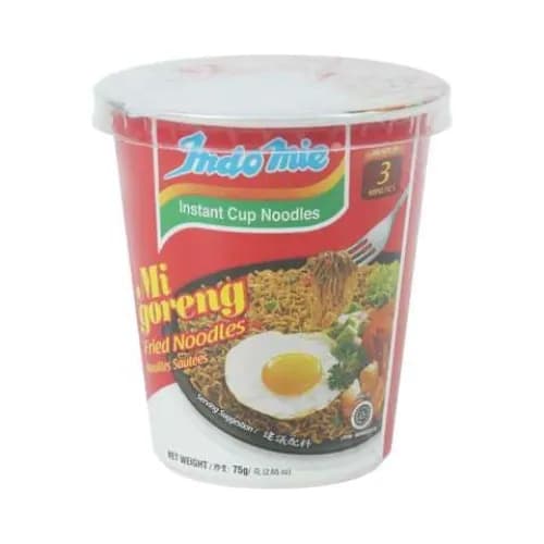 Indomie Instant Cup Noodles Mi Goreng Fried Noodles 75G