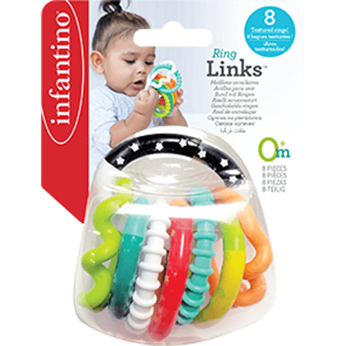 Infantino - Textured Ring Links