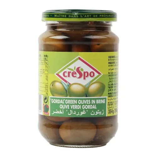 Crespo Sliced Green Olives 333 g