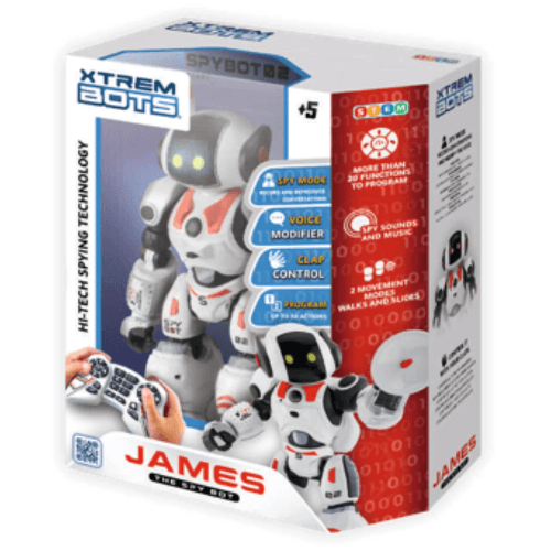 Xtrem Bots James The Spy Bot Toy