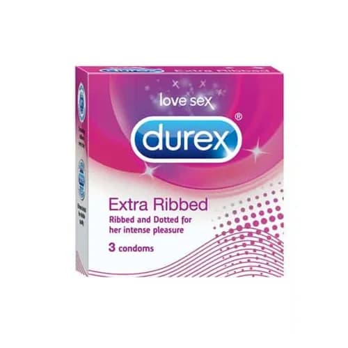 Durex Ribbed 3'S