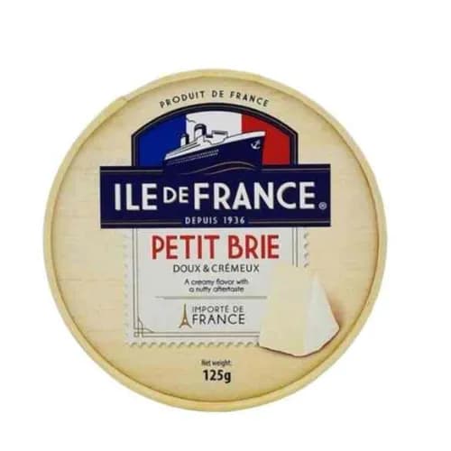 Ile De France Petit Brie Cheese 125G