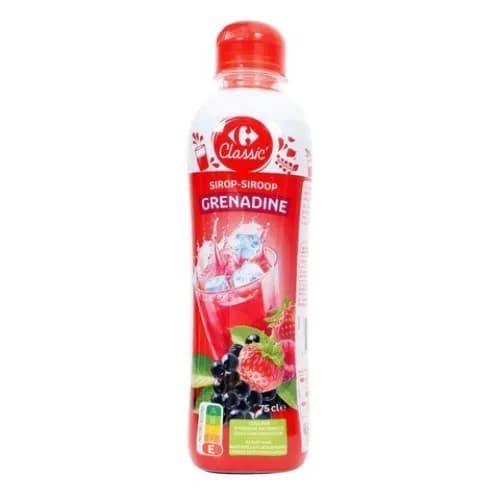 Carrefour Concentrated Grenadine Syrup 750Ml