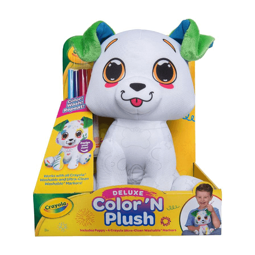 Crayola Colour 'N Plush Puppy Toy (5 Pieces)