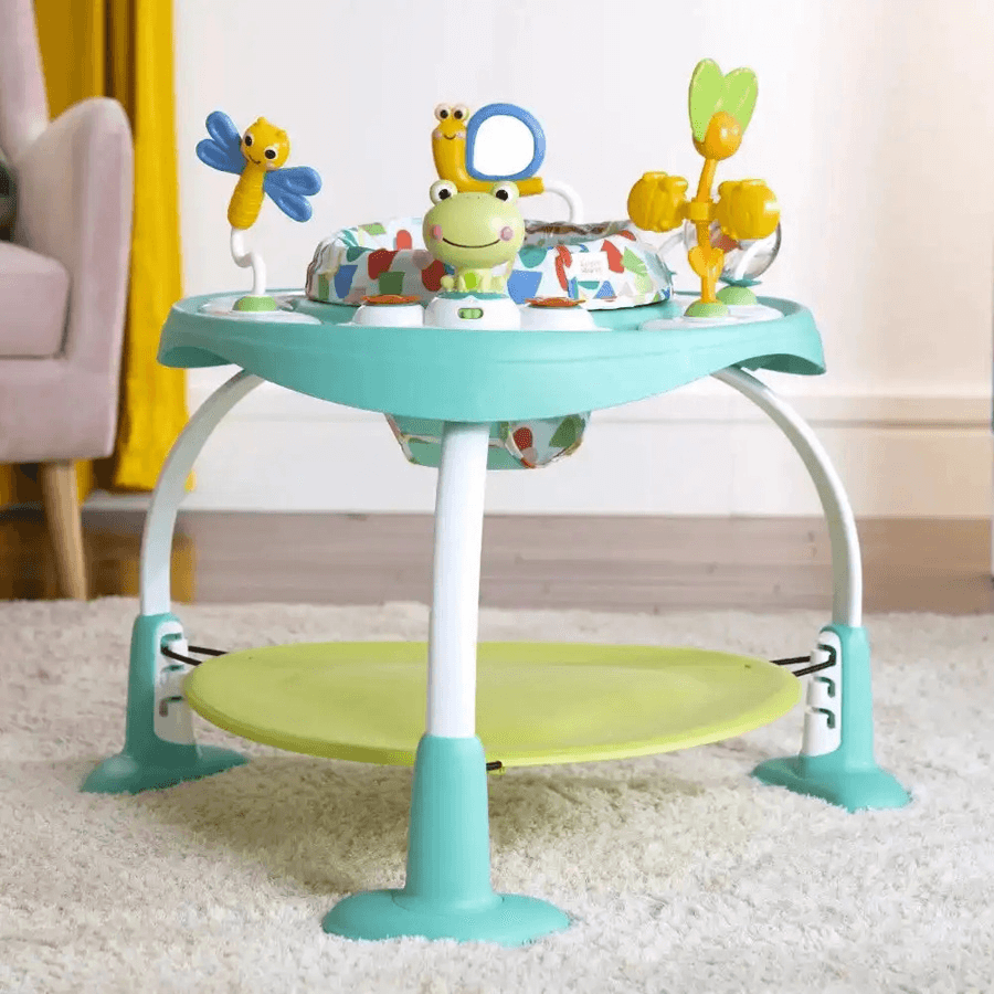 Bounce Bounce Baby 2-In-1 Activity Jumper & Table - Playful Pond