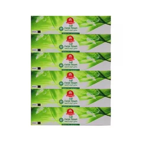 Maf Carrefour Soft Facial Tissues 2Ply 100Sheetsx5Pieces