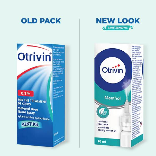 Otrivin Menthol .1% Adult Spry 10Ml