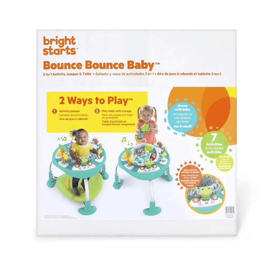 Bounce Bounce Baby 2-In-1 Activity Jumper & Table - Playful Pond