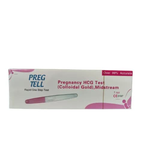 Preg Tell Pregnancy Hcg 1 Test