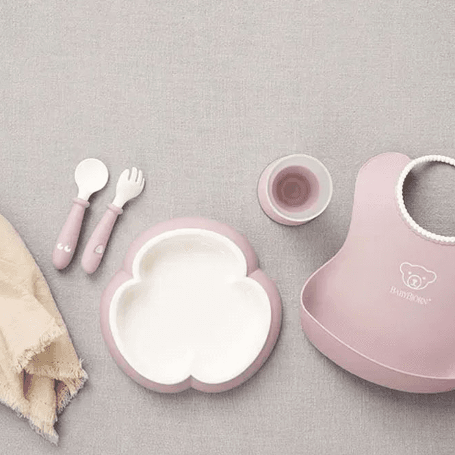 Babybjorn Baby Dinner Set (Powder Pink)