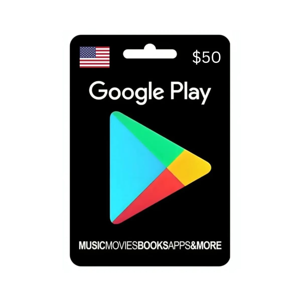 Google Play Usa $50