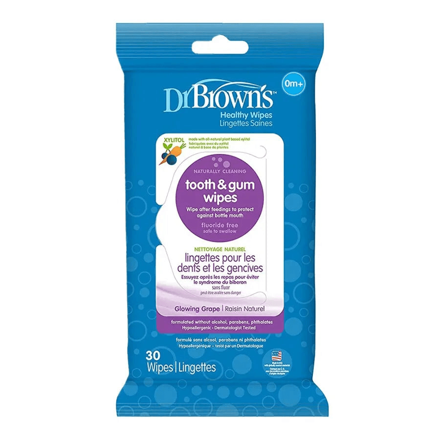 Tooth & Gum Wipes, 30-Pack