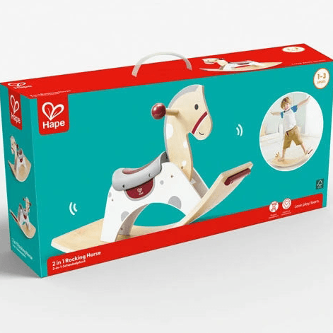 Hape - 2 In 1 Rocking Horse