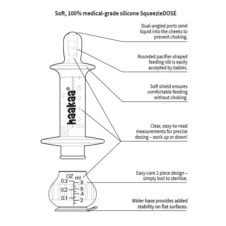 Haakaa - Squeeziedose Silicone Medicine Dispenser