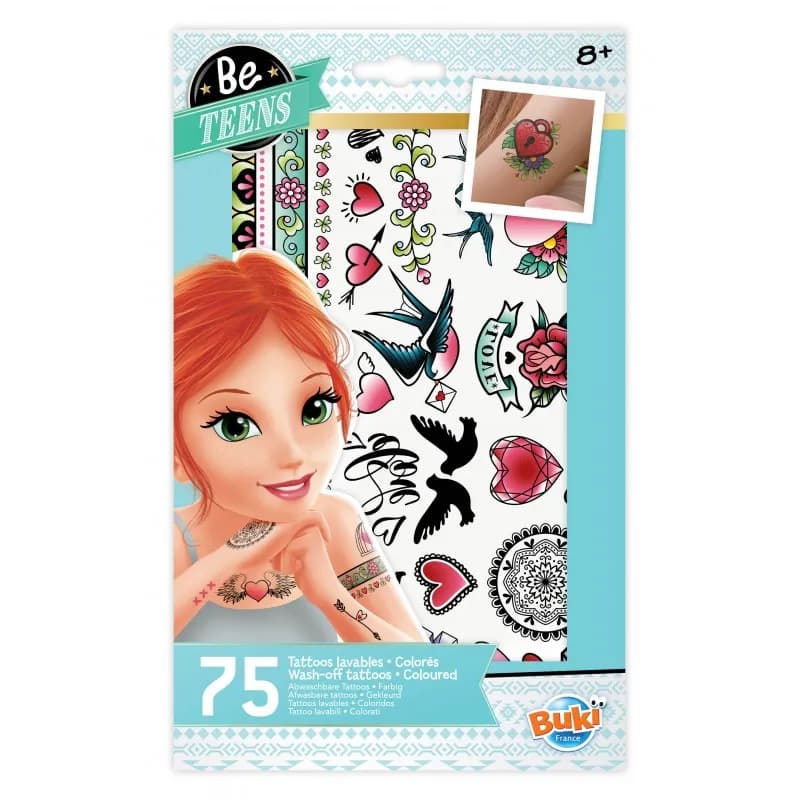 Buki 75 Wash-off Tattoos - Assortment