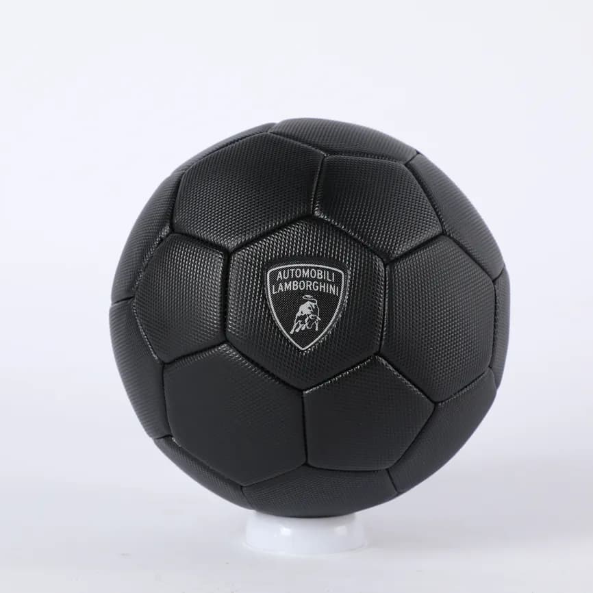 Lamborghini #2 Machine Sewing Pvc Soccer Ball Black