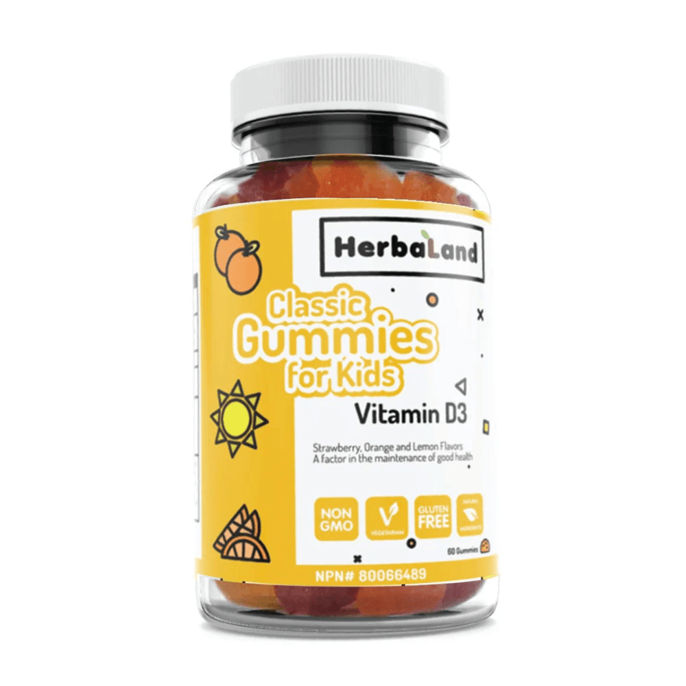 Herbaland Classic Kids Vit D3 60's