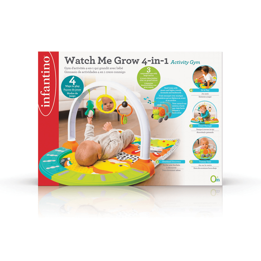Infantino - Watch Me Grow 4-In-1 Activity Gym