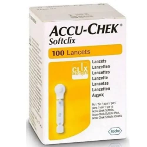 Accu Chek Softclix Lancets 100'S