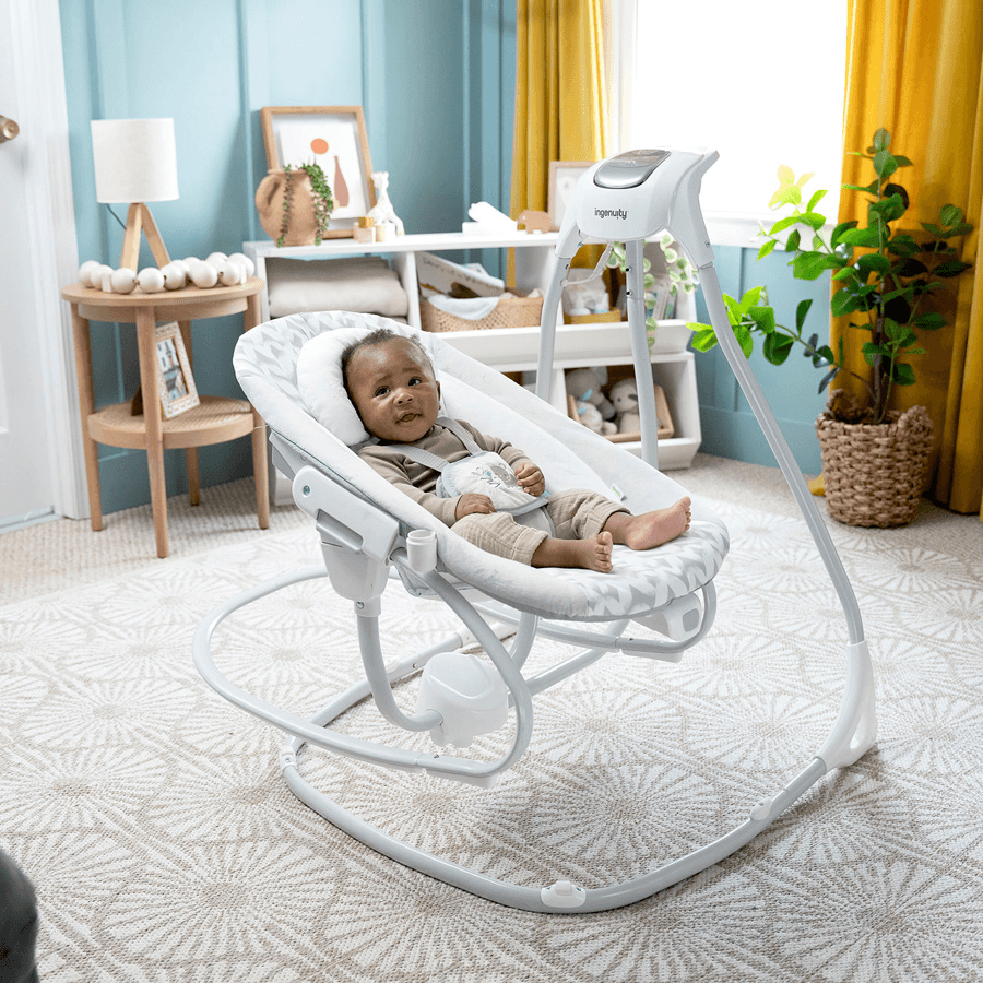 Ingenuity - Simplecomfort Soothing Swing & Rocker - Raylan