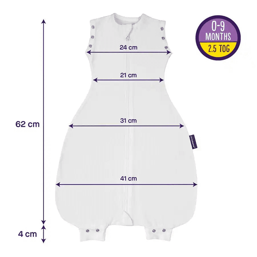Clevamama 3 In 1 Nite Nite Romper 2.5 Tog(Pink) (0-9M)