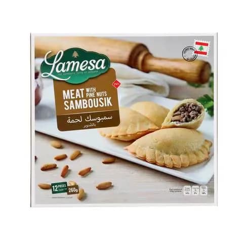 Lamesa Meat Sambousik With Pine Nuts Pack 260G